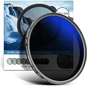 Neewer MRC Variable ND Filter for 82mm Camera Lens with Multi-Layer Coating