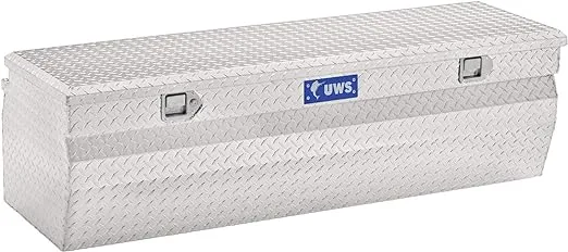 UWS EC20351 60-Inch Heavy-Wall Aluminum Wedge Truck Storage Box, RigidCore Lid