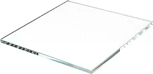 CleverDelights 4" Square Glass Tiles - 10 Pack