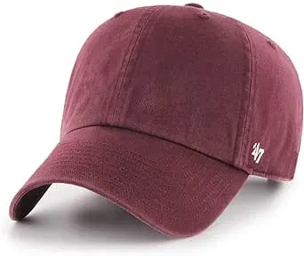 47 Brand Clean Up Blank Dad Hat - Maroon | Adjustable