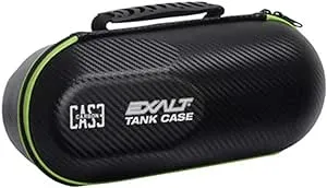 Exalt Paintball Carbon Series Tank Case (Black - Lime)