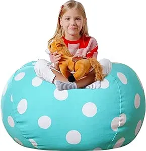 Aubliss Stuffed Animal Bean Bag Storage Chair, Beanbag Covers Only for