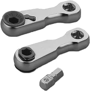 VIM Tools DD2 1/4" Double Square Drive Mini Ratchet