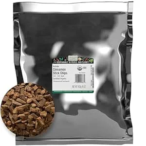 Frontier Co-op Organic Cinnamon Chips 1lb - Bulk Indonesian Cinnamon Bark