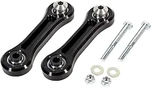 BMR 15-17 S550 Mustang Rear Lower Control Arms Vertical Link w/ Spherical Bearings - Black