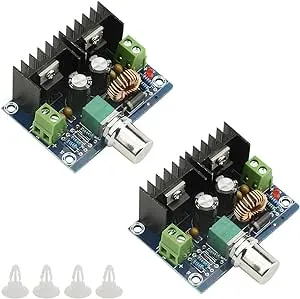 XINGYHENG 2PCS 5A Dc-Dc Buck Converter Module Max 8A 200W 4-40V to 1.25-36V XL4016E1 DC Regulating Board Constant Current Regulator Converter for Charging or Driver Module