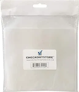 CheckOutStore Stamp & Die Clear Storage Pockets (6.25 x 6.25) 100