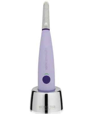 Michael Todd Beauty Sonicsmooth Herramienta dermaplaning sónica 2 en 1 sistema de exfoliación facial y depilación de melocotón con 7 semanas de