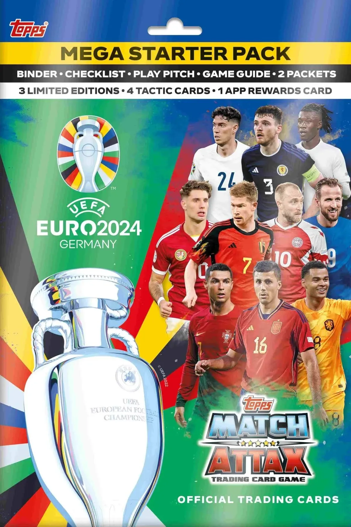 Topps Match Attax UEFA Euro 2024 Germany Trading Cards Game Starter Pack: Binder