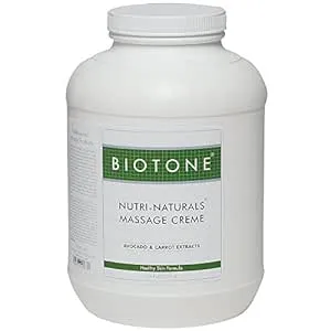 Biotone Nutri Naturals Massage Cream, 128 Ounce