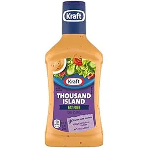 Kraft Thousand Island Salad Dressing (16 oz Bottles, Pack of 6)