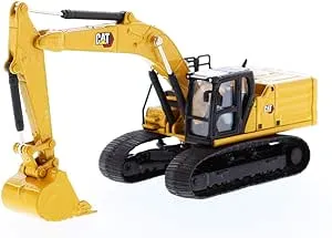 Diecast Masters Caterpillar 336 Next Generation Hydraulic Excavator, HO Scale Series | 1:87 Scale Model Diecast Collectible | Model 85658