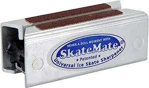 SkateMate patented handheld Ice Skate Sharpener / Conditioner for ALL ice skates, Ice Hockey, Speed skates or Dance! by Skatemate