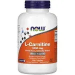 Now Foods, L-Carnitine, 1000 mg, 100 Tablets