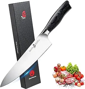 TUO 8-Inch Chef Knife Pro Kitchen Knife High Carbon German Stainless Steel