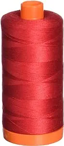 Aurifil 50wt Mako Cotton Large Spool - Red