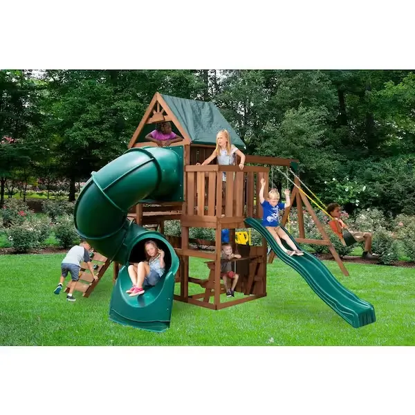 Tellico Terrace Wood Complete Play Set