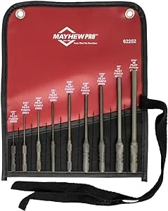 Mayhew Pro 62252 109-K Pilot Punch Kit, 9-Piece