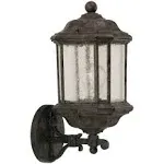 Sea Gull Lighting Generation 84032-746 Traditional One Light Outdoor Wall Lantern from Seagull-Kent Collection Dark Finish, 11.00 inches, Oxford Bronze