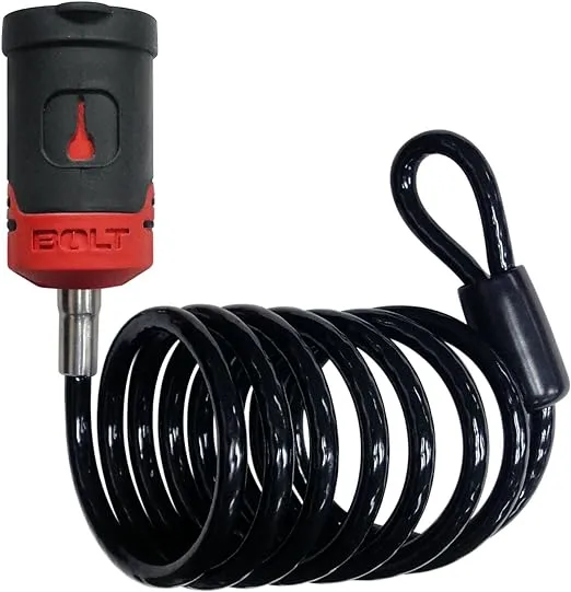 Bolt 7018452 6' Cable Lock for Chrysler, Dodge, Jeep and Ram Keys