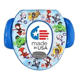 Disney Jr. Marvel Spidey &amp; His Amazing Friends Soft Potty Seat &amp; Step Stool Set