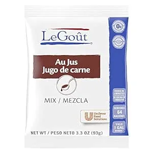 Legout 3.3 oz. Instant AU Jus Mix - 16/Case