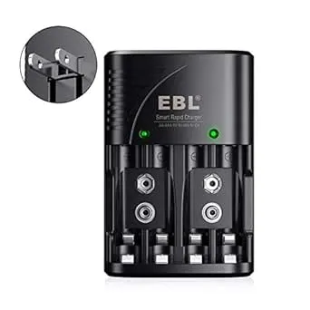 Ebl Smart Rapid Aa Aaa Charger for Aa Aaa 9v Rechargeable Batteries Ni-mh Ni-cd Rechargeable Batteries