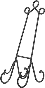 Monroe Lane Traditional Metal Easel, Black