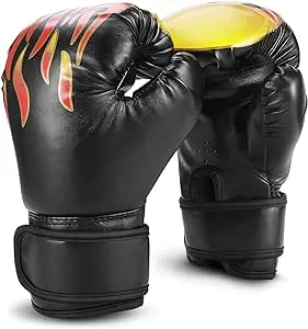 Flexzion Boxing Gloves for Kids 4oz – Training Punching Bag Mitts, Kid Boxing Gloves with Faux Leather & Wrap-Around Wrist Protection for Boys & Girls Ages 3-8 Years