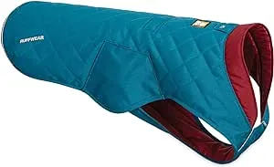 Ruffwear, Stumptown Insulated and Reflective, Cold Weather Winter Jacket for Dogs, Metolius Blue, Medium