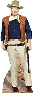 Cardboard People John Wayne Rifle at Side Life Size Cardboard Cutout Standup