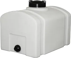 RomoTech 82123889 Polyethylene Domed Reservoir Water Tank, 16 gallon, Made In The USA Poly Tank For Water and Non-Flammable Liquids, Rust and Corrosion Proof