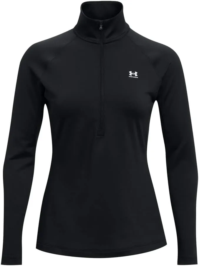 Under Armour Women's Authentics ColdGear Zip Black M