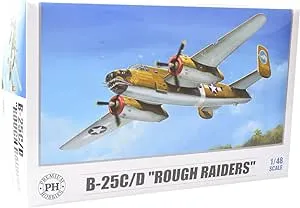 Premium Hobbies B-25C/D Rough Raiders 1:48 Plastic Model Airplane Kit 139V