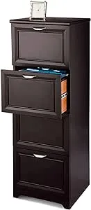 Realspace Magellan 19"D Vertical 4-Drawer File Cabinet, Espresso