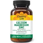 Country Life Calcium Magnesium Zinc