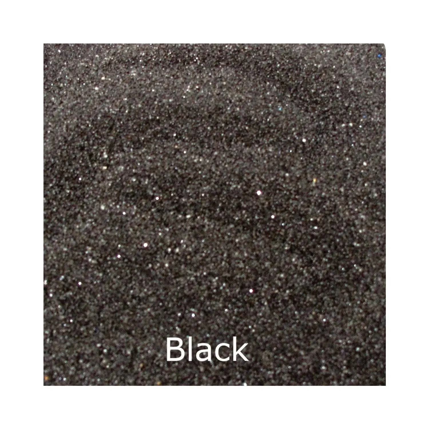 ACTIVA Deep Black Scenic Colored Sand, 25lb (11.3kg) | Vibrant, Fine Grain Colorfast Sand for Arts & Crafts