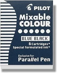 6 boxes Ink Cartridge for Parallel Pen in Blue Black Ink IC-P3-S6-BB ( 36 pcs)