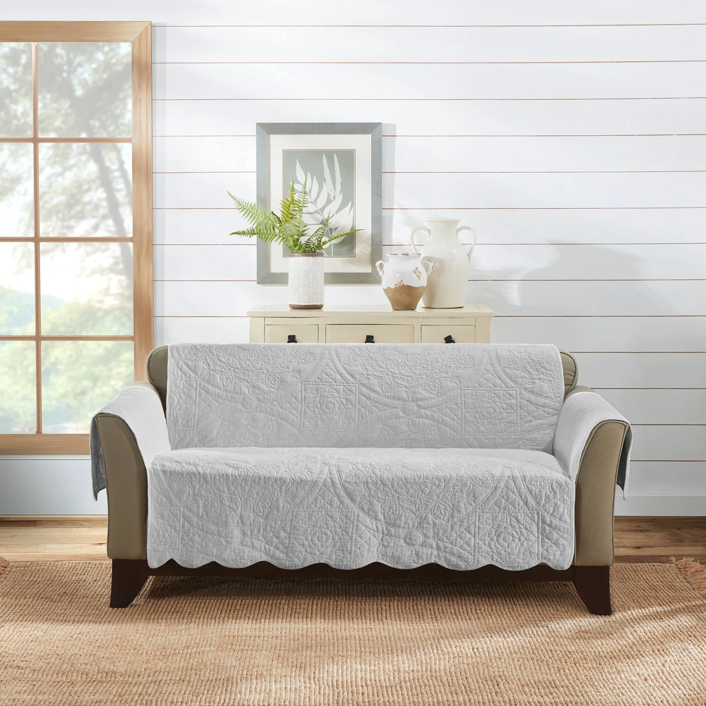 Sure Fit Heirloom Quilted Loveseat Slipcover