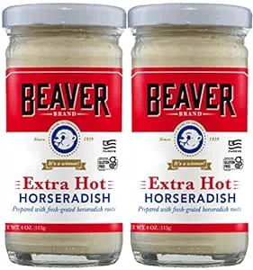 Beaver Horseradish Extra Hot 4oz Pack of 2