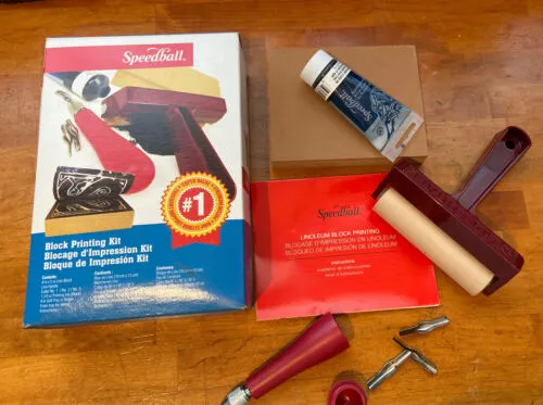 Speedball Block Printing Starter Kit - kit New