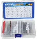 BOJACK 30 Values 600 Pcs 1W Zener Diodes Assortment Kit