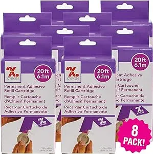 Xyron 150 Refill Cartridge 8/Pkg-1.5 inchx20' Permanent