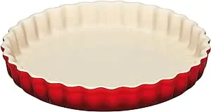 Le Creuset Stoneware Tart Dish, 1.5 qt. (9"), White