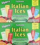 Wylers Authentic Italian Ices Original Flavors(2 Pack) ((40) 1.5oz pops (2/20...