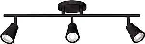 WAC Lighting, Solo 3 Light LED Energy Star Fixed Rail 3000K in Black