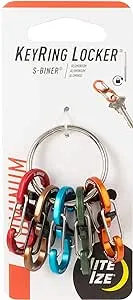 Nite Ize Aluminum KeyRing Locker S-Biner