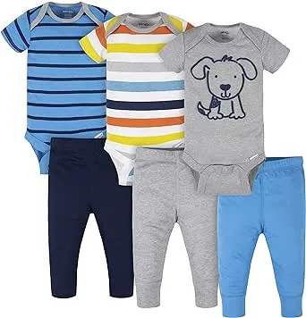 Onesies Brand Unisex Baby 3 Outfit Bundle Mix Match Newborn to 12m Pants Set