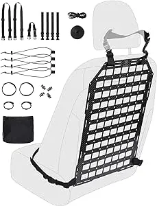 OneTigris Car Back Seat Organizer, Rigid MOLLE Panel for Vehicles, Universal Truck Seat Organizer Tactical Modular Storage Platform for Tactical Gears Accessories