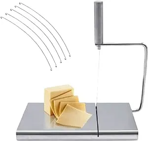 Dependable Industries Inc. Essentials Stainless Steel Cheese Slicer Board ...